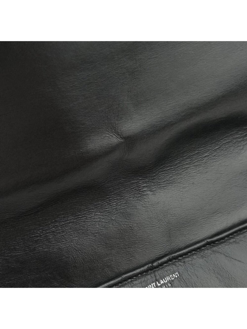 Saint Laurent Betty Black Leather Shoulder - Picture 15 of 15